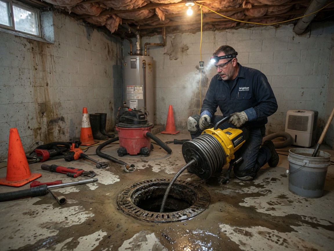 Sewer Backup Plumber in Brighton Crossing